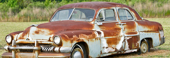 rust in a car